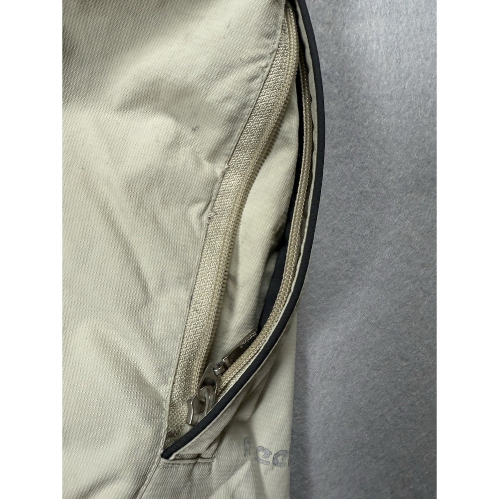 VINTAGE Y2K Reebok Beige British Classic Puffer Hooded Jacket Men's Extra Large - Picture 13 of 16